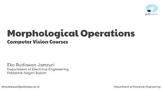 Computer Vision - 4. Morphological Operation
