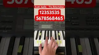 How To Play The Entertainer By Scott Joplin | Easy Piano Tutorial 