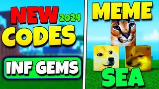 NEW All Working CODES in Meme Sea Roblox 2024 July Codes
