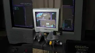 Split screen - star craft вдвоём на одном экране, nintendo 64  #nintendo64 #retrogaming #starcraft