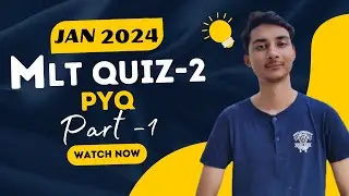 MLT Quiz 2 - Jan 2024 Term PYQ | Part 1 - Theory | Machine Learning Techniques by IITM