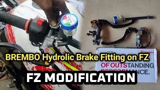 HOW TO INSTALL HYDRAULIC BRAKE AND CLUTCH ?? | BREMBO  BRAKE INSTALLING | THE DEMONBLACKY