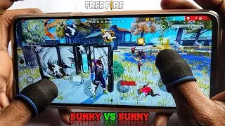 BUNNY VS BUNNY⚡ 22 KILLS 💥 FULL MAP HANDCAM 📲 POCO X3 PRO - FREE FIRE - SOLO VS SQUAD GAMEPLAY
