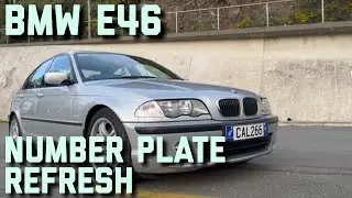 BMW E46 Number Plate Replacement
