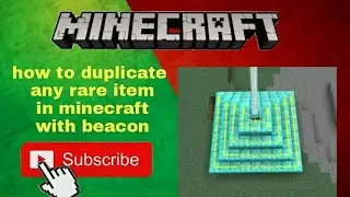 How to  duplicate any rare item in minecraft  full tutorial
