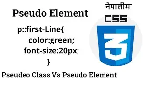 32 pseudeo element| pseudo element in css before and after | pseudo class and pseudo elements in css