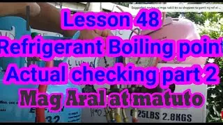 R-32 , R- 22 and Standing pressure ang Full charging sa pag kakarga ng refrigerant