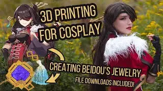 3D Printing for Cosplay! Creating Beidou from Genshin Impact