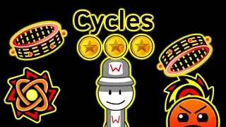 Geometry Dash - Cycles - All 3 Coins | Prosper Cylvest Argenti