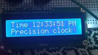 Aurdino precision clock + How it works (Aurdino +lcd display)