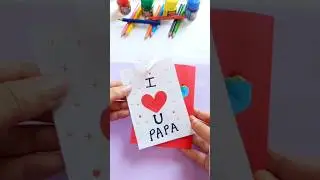 😍 Creative Father's Day greeting card ideas #shorts #CARIADIY