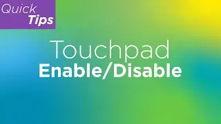 Touchpad: Enable / Disable | Lenovo Support Quick Tips