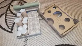 Интеллектуальные игрушки для котят. Своими руками.