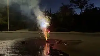 Unpredictable Firework Fountain I got at Gold Fields Firework