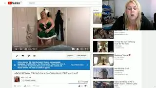 ADELESEXYUK COMPLANING ABOUT HER COMMUNITY GUIDELINES STRIKE FOR WEARING A SNOWMAN OUTFIT
