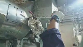 HOW TO CARRY OUT DRY CLEANING OF TURBOCHARGER TURBINE SIDE | STX MAN GENERATOR