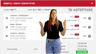 🍀🍀Biletul weekendului trecut, unul in cota generoasa, 6.16, a iesit castigator!🍀🍀