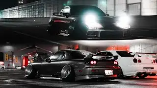 Osaka Static RX-7 & GT-R 34 | Luminous Tints | Substantial | Honja Gang | stance | 4K | LIBERAL VIEW
