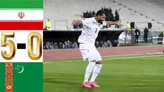 ملخص مباراة إيران × تركمانستان | إيران تكتسح تركمانستان بخُماسية 🔥🔥| تصفيات كأس العالم 2026