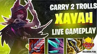 Trying Xayah With Navori! - Wild Rift HellsDevil Plus Gameplay