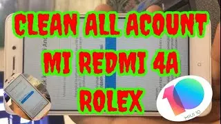 CARA HAPUS AKUN MI REDMI 4A LUPA PASWORD.