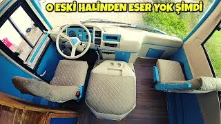 KARAVANIN  KOLTUKLARINA   DERİ DÖŞEME YAPTIK - KARAVANIN GÖRÜNTÜSÜ DEĞİŞTİ   -