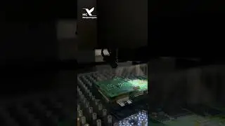 Контроль печатных плат с помощью видеоизмерительной системы Integra Stark AU.