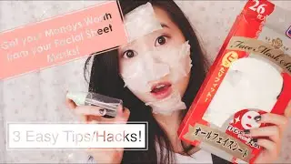 Get Your Moneys Worth With Your Facial Sheet Masks! 3 Easy Tips!