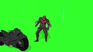 Dead shot animation emote green screen 
