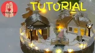 DIY Mini Christmas Village Tutorial