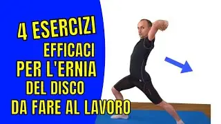 Ernia del Disco e Sciatalgia: 4 Esercizi di Riabilitazione da Fare al Lavoro