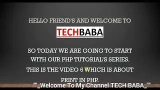 PHP Print Function
