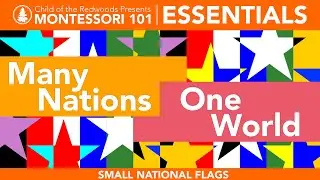 Montessori Essentials: Small National Flags