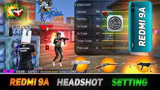 Redmi 9a Free Fire Headshot Setting ⚙️[ 2024 ] || 2GB RAM Hack || Free Fire