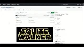 Using SQLite Walker