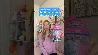 opening a mystery toy & crocheting a plushie of whatever is inside! #crochet #plushies #disney