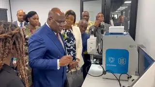 RDC - Mines : le président #tshisekedi  a visité la plus grande mine des diamants au monde, #Jwaneng