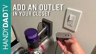 Add an Outlet in a Closet the EASY way
