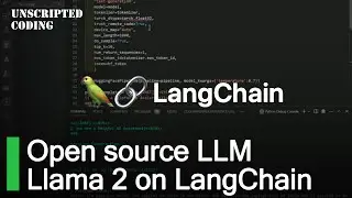 Pairing an open source LLM with Langchain (Llama 2) | Unscripted Coding