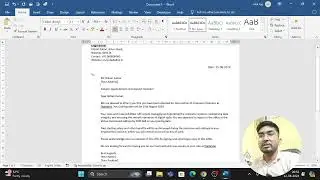 How to design Joining Letter in MS Word Using ChatGPT  - Gyan Computer Classes
