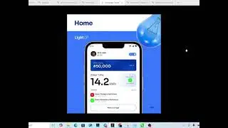 Dashboard/Home Screen UI Prototype for Lightup Mobile App