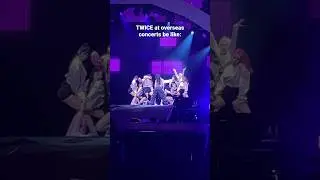TWICE at overseas concerts be like… 🙈 