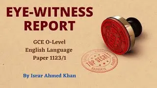 Eye-witness report