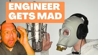 Wearing Gas Mask to Recording Studio