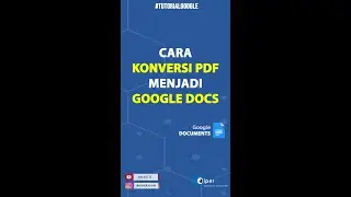 Cara Konversi File Format PDF pakai Google Dokumen #shorts
