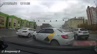 Дураки на дорогах подборка ДТП с видеорегистратора