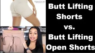 Butt Lifting Open Shorts vs. Colombian Butt Lifting Shorts… Get a bigger Booty!