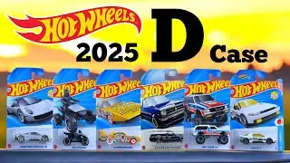 Hot Wheels 2025 D Case