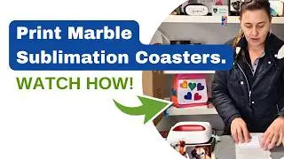 Sublimation Printing on Marble Coasters | Mini Vacuum 3D Heat Press Freesub
