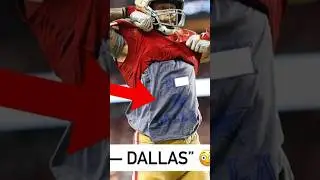 George Kittle Really Wore An F Dallas Shirt Under His Jersey. 